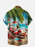 Men's Christmas Funny Graphic Short Sleeve Hawaiian Shirt